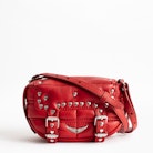 Sac Rider Nano Stardust - Petit sac rouge femme en cuir