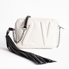 Sac XS Boxy Initials - Petit sac blanc femme en cuir