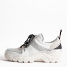 Blaze Metallic Sneakers - Women’s silver-tone running shoes