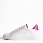 Sneakers ZV1747 Metalic - Baskets blanches femme en cuir
