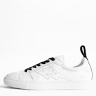 ZV1747 Leather Sneakers - Men’s white leather sneakers.