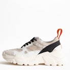 Sneakers Future - Weiße Herrenturnschuhe aus Leder und Wildleder