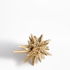 ZV x Cécil Comet Giant Stud Mono Earring - Gold-tone, comet-shaped earrings.