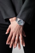 Monogram Fusion Watch - Zadig&Voltaire woman's watch in steel with blue ZV monogram