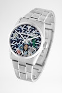Monogram Fusion Watch - Zadig&Voltaire woman's watch in steel with blue ZV monogram