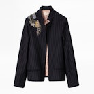 Veste Vollys Pinstripes - Veste bleue marine femme.