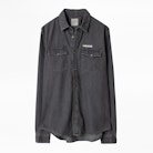 Sala Denim Shirt - Men’s gray denim shirt.