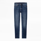 David Jeans - Men’s blue slim-fit jeans.