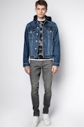 Base Denim Jacket - Blue denim jacket.