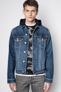 Base Denim Jacket - Blue denim jacket.