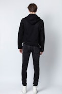 Base Denim Jacket - Men's black Zadig&Voltaire jacket.