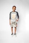 Child’s Lucas shorts - Boy's camouflage-print shorts.