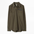 Camicia Sala - Camicia kaki da uomo stile militare.