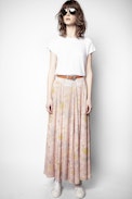 Joyo Print Glam Rock Skirt - Women’s long printed skirt.