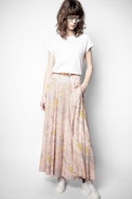 Joyo Print Glam Rock Skirt - Women’s long printed skirt.