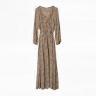 Rikko Mini Leo Dress - Women’s long leopard-print dress.
