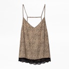 Cemarks Leo Print Camisole - Women’s leopard-print camisole.