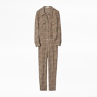 Leo Print Jumpsuit - Women’s leopard-print jumpsuit.