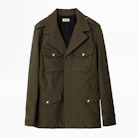 Basil Jacket - Men’s khaki jacket.