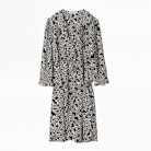 Robe Soie Roni Print Coeur - Robe imprimée courte femme.