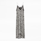 Risty Print Coeur Silk Dress - Women’s long printed dress.