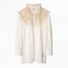 Chemise Soie Courtney - Chemise blanche femme.