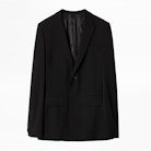 Vegas Jacket - Men’s black tailored jacket in wool.