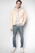 Blouson Base Velvet - Herrenblouson aus Samt.