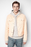Blouson Base Velvet - Herrenblouson aus Samt.