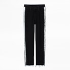 Deana Jeans - Women’s boyfriend-cut black jeans.