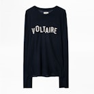 Pullover Kennedy Kaschmir - Marineblauer Herrenpullover aus Kaschmir.