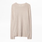 Pullover Kennedy Kaschmir - Weißer Herrenpullover aus Kaschmir.