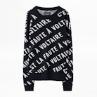 Anouck Voltaire Jacquard Sweater - Women’s purple printed sweater.