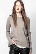 Pull Cici Patch Cachemire - Pull femme, en cachemire.