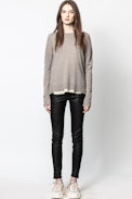 Pull Cici Patch Cachemire - Pull femme, en cachemire.