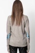 Pull Cici Patch Cachemire - Pull femme, en cachemire.