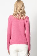 Sourca Cachemire Sweater - Women’s pink cashmere sweater.