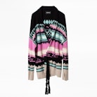 Bruna Cachemire Cardigan - Women’s multicolored cardigan., in cashmere