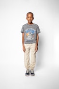 Camiseta Kita Infantil - Camiseta gris para niño