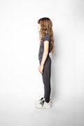 Child’s Caly jumpsuit - Girl’s gray jumpsuit.