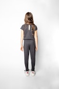Child’s Caly jumpsuit - Girl’s gray jumpsuit.