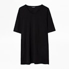 Thibald T-Shirt - Men's black cotton T-shirt.