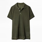 Trot Polo Shirt - Men's khaki cotton polo T-shirt.