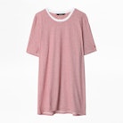 T-Shirt Ted - T-shirt rouge à rayures homme.