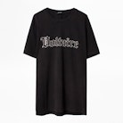 Ted T-Shirt - Men's black printed T-shirt.