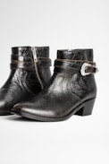 Pilar Used Ankle Boots - Women's black ankle boots