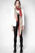 Delta Léopard Scarf - Women’s leopard-print scarf