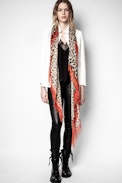 Delta Léopard Scarf - Women’s leopard-print scarf
