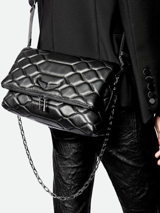 Rocky XL Quilted Clutch - Women’s quilted lambskin bag