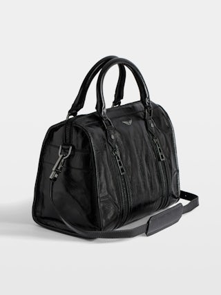 Sac Sunny Medium #2 Vintage Patent - Sac iconique Sunny Medium en cuir effet vintage.